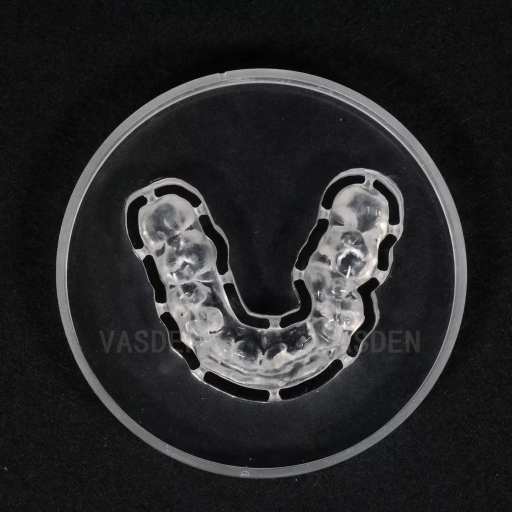Clear PMMA Dental Milling Disc, Listed 98mm Single CAD CAM Resin Blank with Eight Thickness Options from 10 to 25mm for Professional Dental Laboratory Selection
