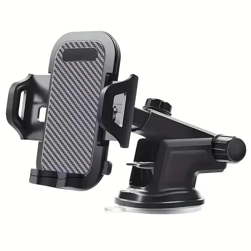 Suction Cup and Air Vent Car Phone Holder Options with Gravity Expansion Reference, Nine Style Labels for Compatible Smartphone Navigation Screen Positioning