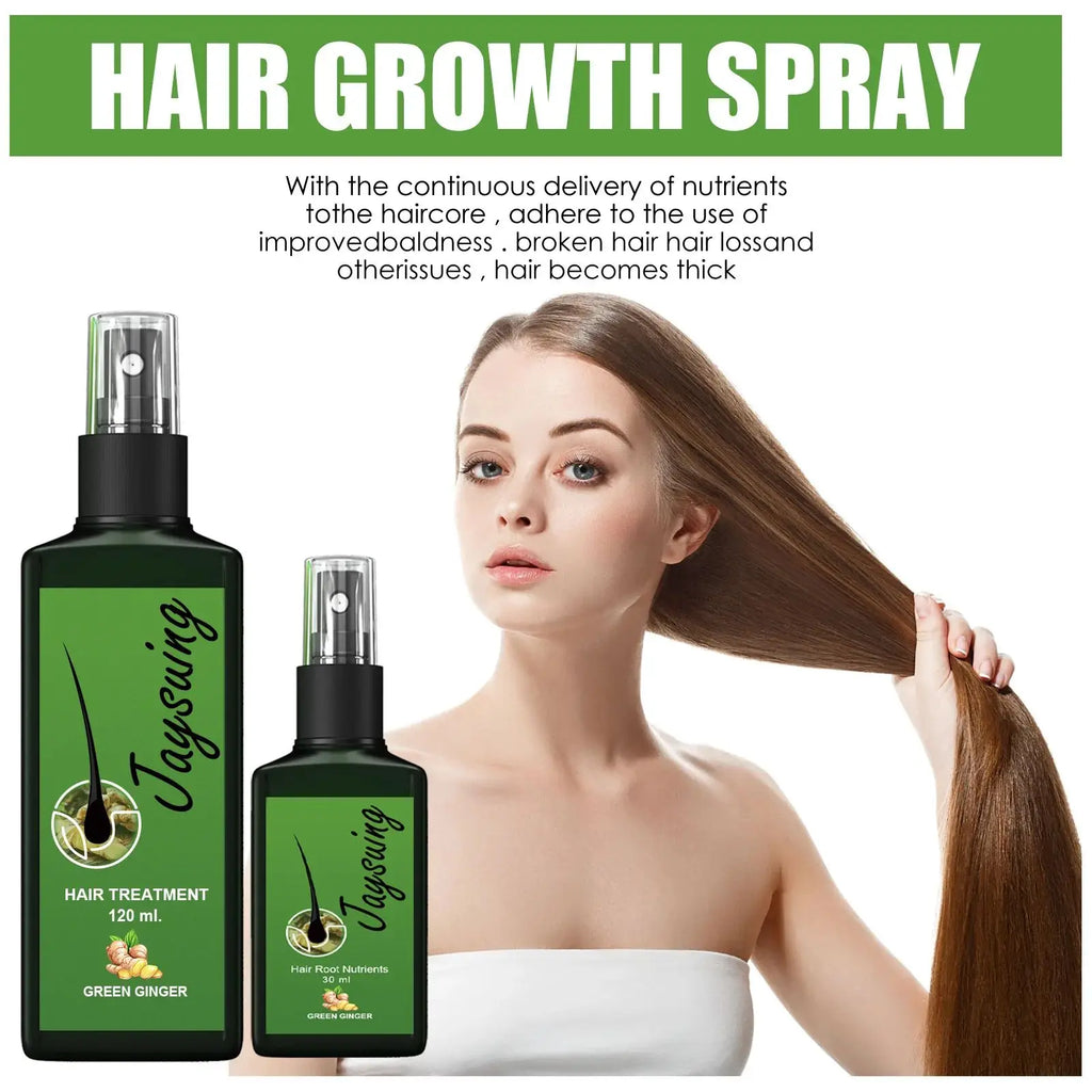 Ginger Scalp Care Spray for At-Home Hair and Scalp Massage Routines, with 30ml and 120ml Size Choices plus a Two-Piece Option