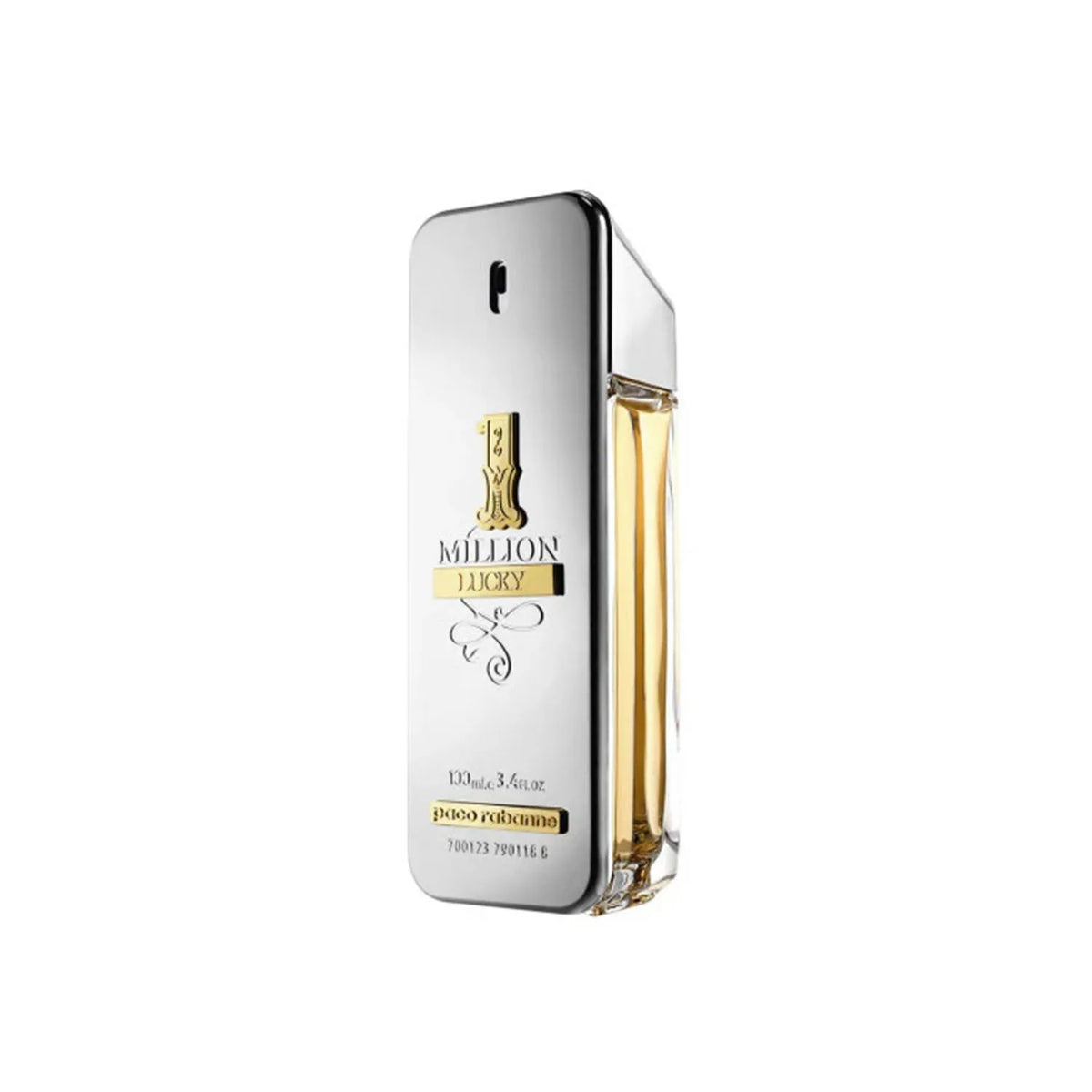 Rabanne 1 Million Lucky Eau de Toilette for Men, 3.4 oz Woody Aromatic Fragrance with Plum, Hazelnut and Honey Notes for Daily Styling and Evening Occasions