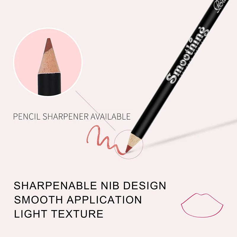 Lipstick Set with Twelve-Piece Assortment Reference, Lip Liner Pencil and Matte Lip Gloss Options in Four Coded Selections for Everyday Makeup and Beauty Gifts