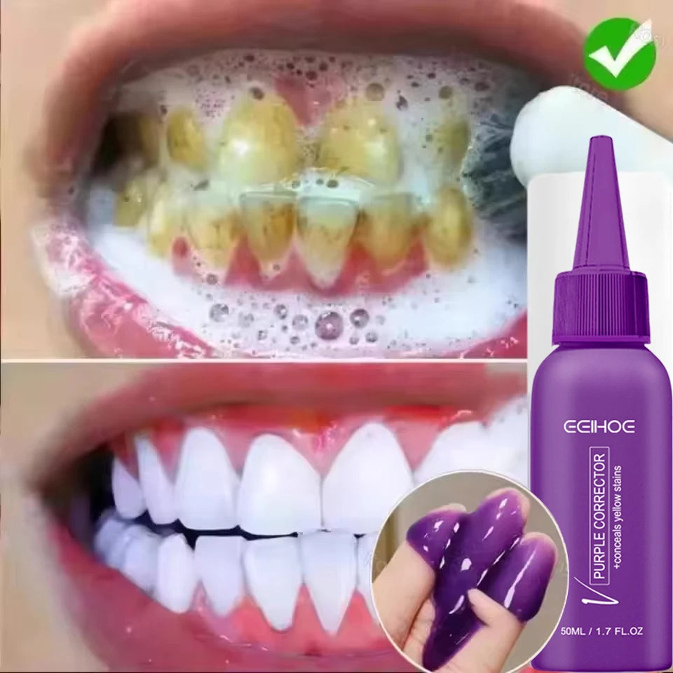 Purple Teeth Care Solution with 30g or 50g Single-Piece Options and Separate Multipack Labels for Label-Guided Adult Oral Care Product Selection