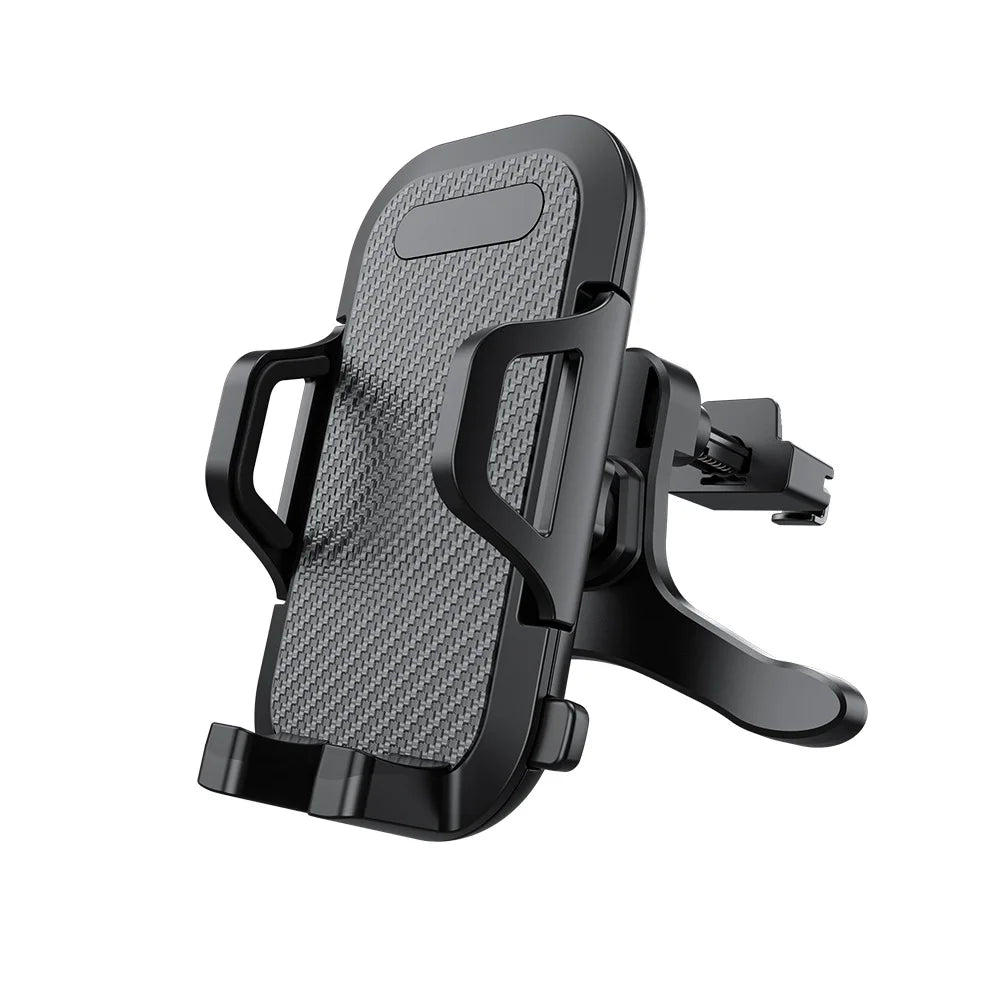 Suction Cup and Air Vent Car Phone Holder Options with Gravity Expansion Reference, Nine Style Labels for Compatible Smartphone Navigation Screen Positioning