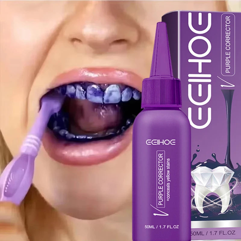 Purple Teeth Care Solution with 30g or 50g Single-Piece Options and Separate Multipack Labels for Label-Guided Adult Oral Care Product Selection