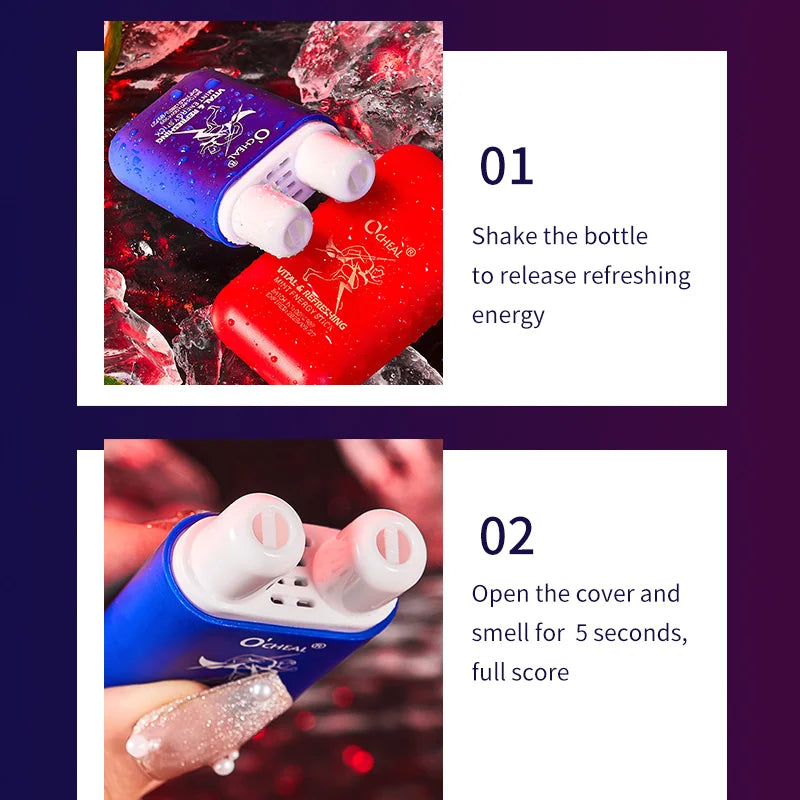 Aroma Scent Stick by O'cheal with Double-Hole Design, Listed 3.6g Format and Mint, Watermelon, Peach, Lemon or Grape Labels with Single and Multipack Options