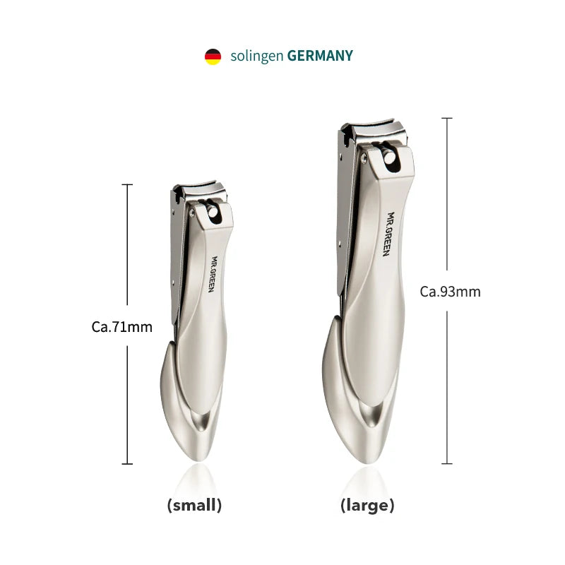 Anti-Splash Nail Clipper Options by MR.GREEN with Stainless Steel and Zinc Alloy References, MR-1111 Series Design for Adult Fingernail Grooming