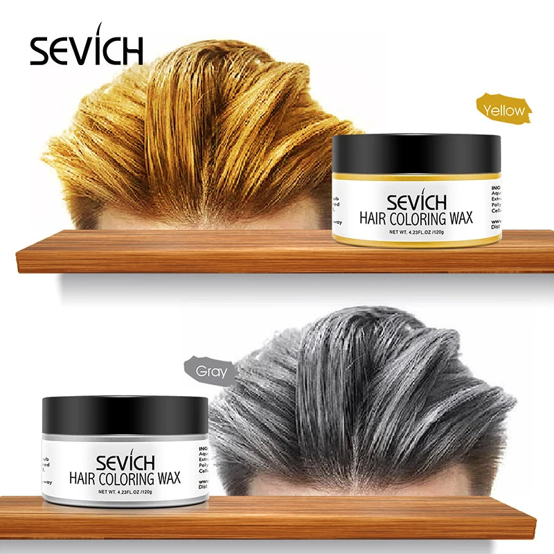 Hair Color Wax by Sevich with Ten Shade Options, Unisex Adult Hair Styling Color for Creative Party Looks, Costume Hairstyles and Everyday Style Changes