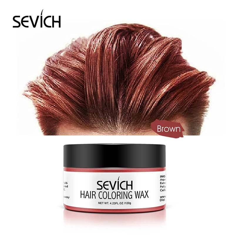Hair Color Wax by Sevich with Ten Shade Options, Unisex Adult Hair Styling Color for Creative Party Looks, Costume Hairstyles and Everyday Style Changes