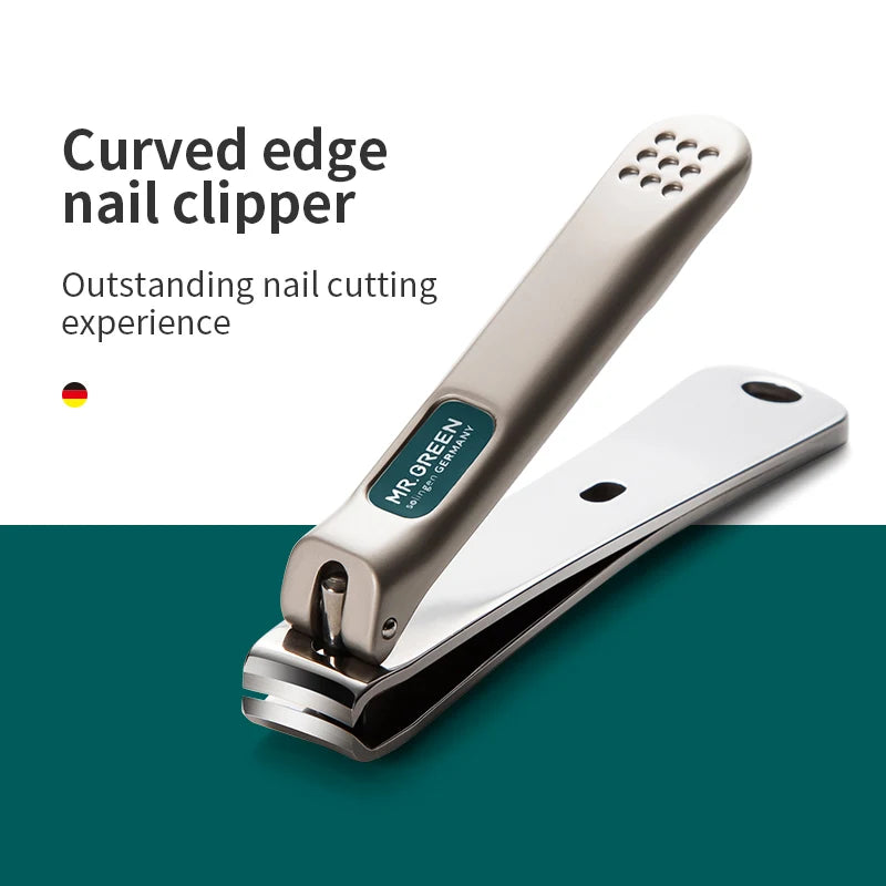 MR.GREEN Manicure Set Color Contrast Sets Nail Clippers Cutter Tools Kits Stainless Steel Pedicure Travel Case for Man Woman