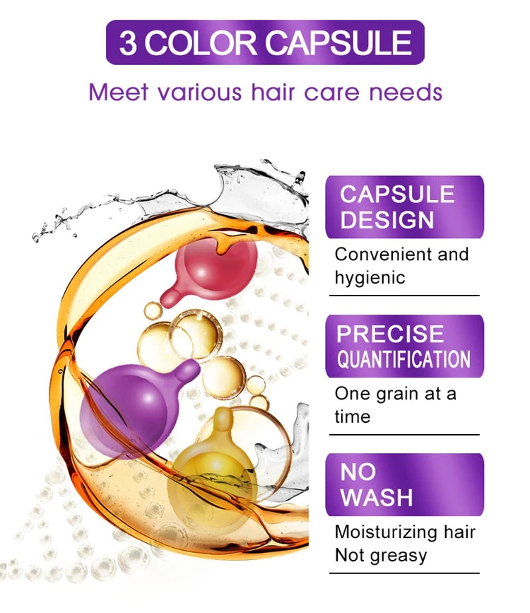 Hair Oil Capsules by Sevich for Cosmetic Conditioning, Softness and Shine, Nine Hair Care Option Labels for At-Home Grooming Routines
