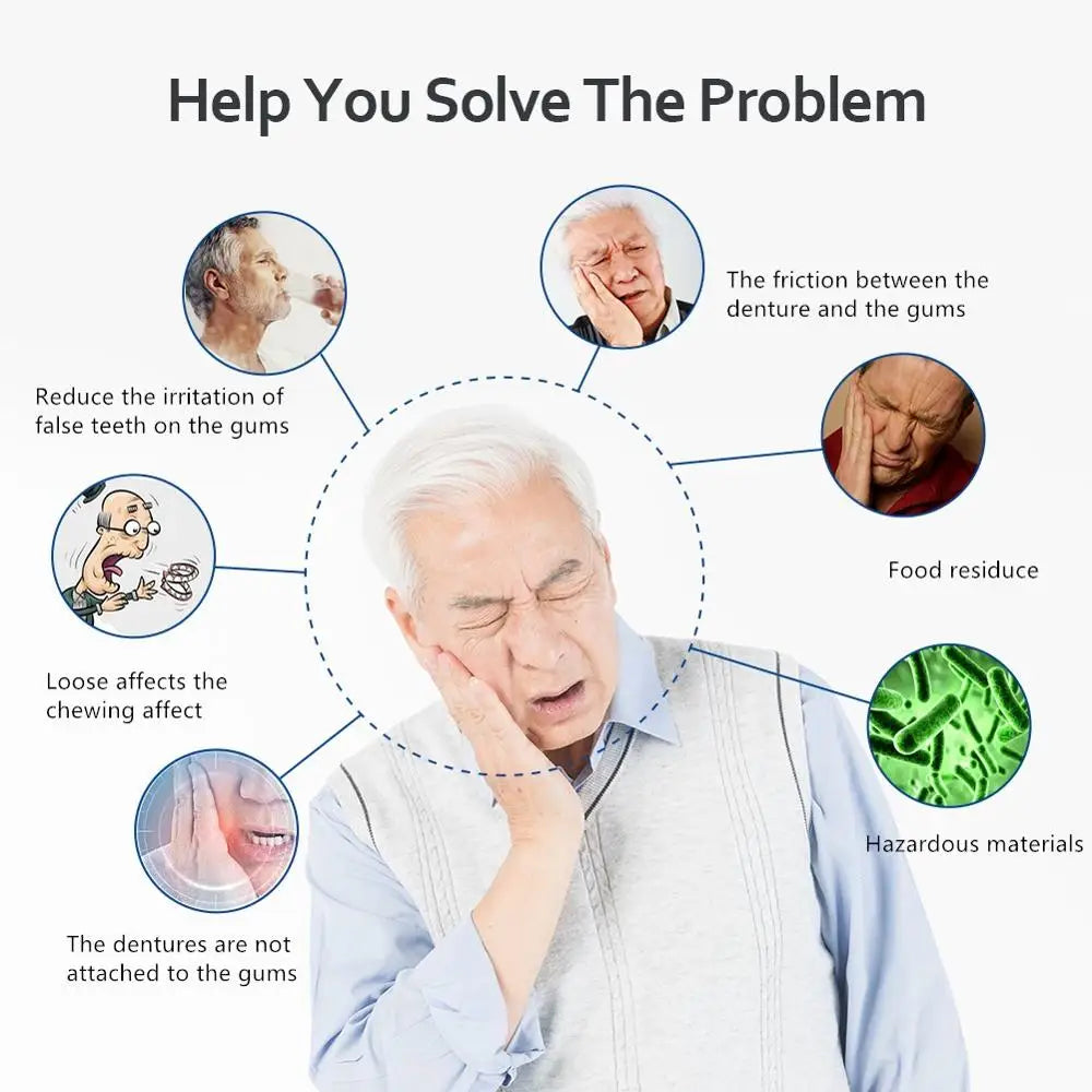 Zinc-Free Denture Adhesive Cream by Y-Kelin, 40g Original Formula for Upper, Lower and Partial Dentures with 1, 3 or 12-Pack Purchase Options