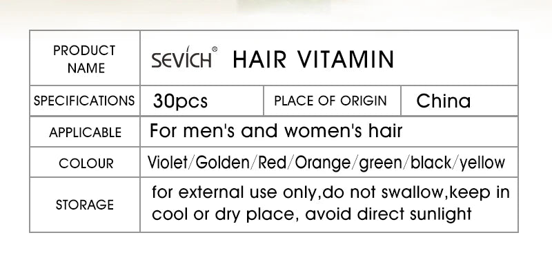 Hair Oil Capsules by Sevich for Cosmetic Conditioning, Softness and Shine, Nine Hair Care Option Labels for At-Home Grooming Routines