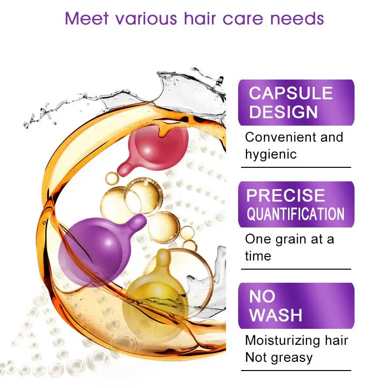 Hair Oil Capsules by Sevich for Cosmetic Conditioning, Softness and Shine, Nine Hair Care Option Labels for At-Home Grooming Routines