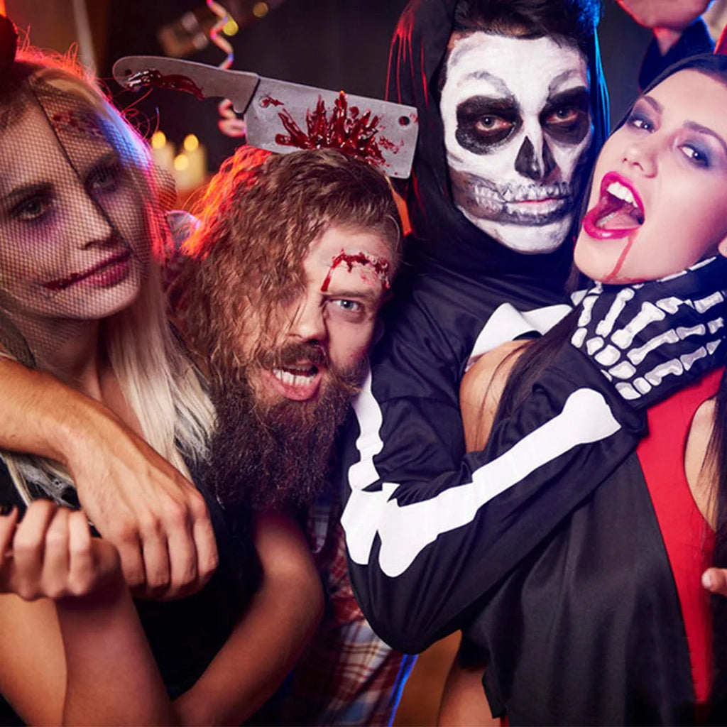 Oil Based SFX Face Paint and Makeup Kit Options with 42g or 96g Paint Labels, Brush Set Choices and Scar Wax References for Halloween and Stage Costumes