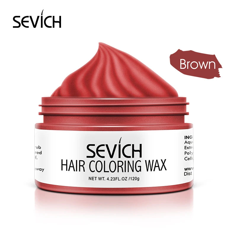 Hair Color Wax by Sevich with Ten Shade Options, Unisex Adult Hair Styling Color for Creative Party Looks, Costume Hairstyles and Everyday Style Changes