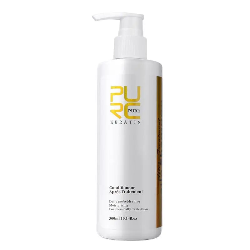 Purifying Shampoo and Daily Conditioner Options by PURC, 100ml 300ml or 1000ml Hair Care Selections for Cleansing, Conditioning and Keratin Routine Support