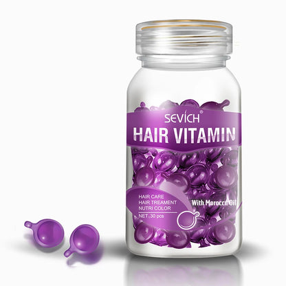 Sevich Hair Oil Capsule Set with Nine Cosmetic Hair Care Option Labels, Three-Piece Set Reference for Conditioning Routines and Soft, Shiny Hair Styling