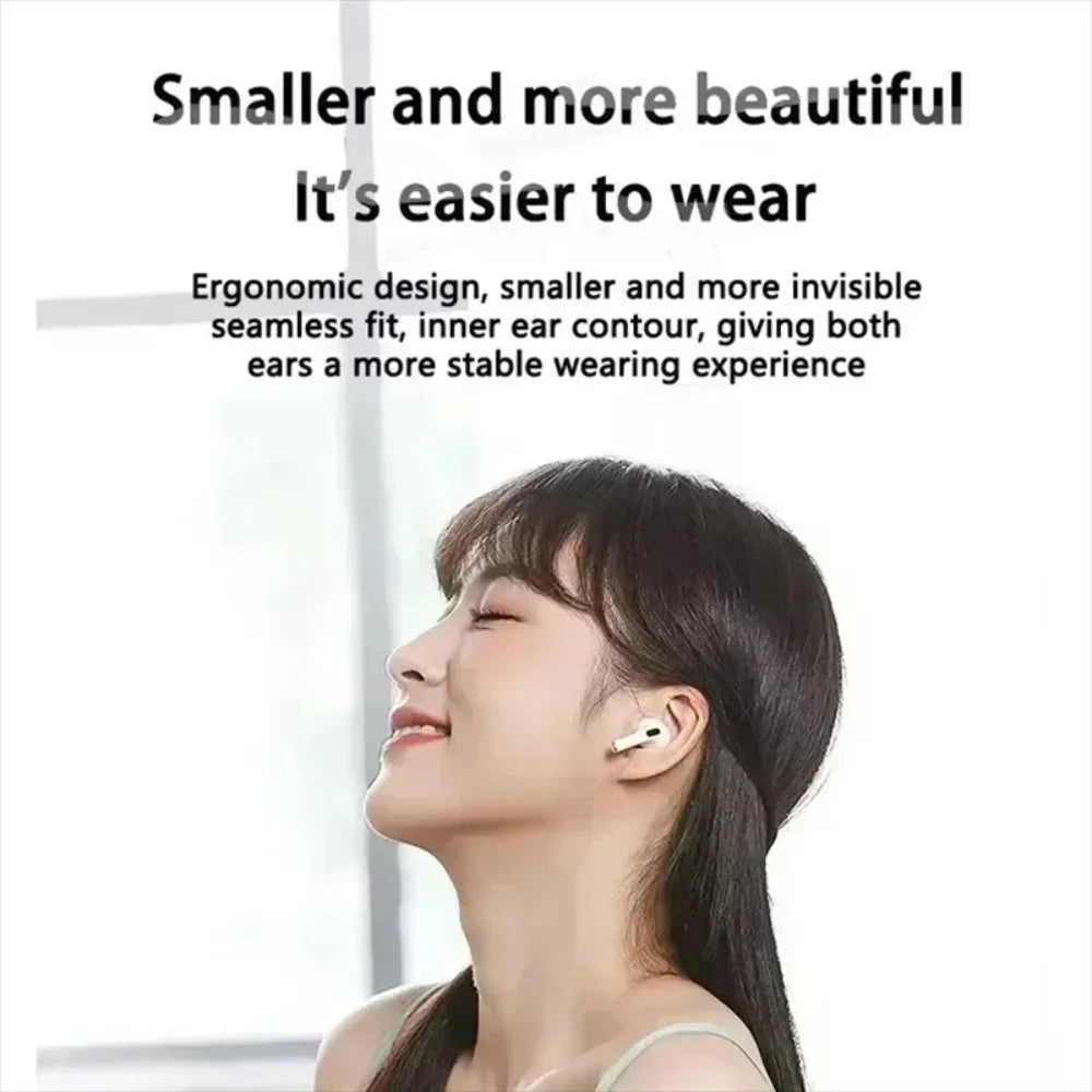 Touch Control Bluetooth Earphones with Microphone and Charging Case, TWS Wireless Earbuds in White or Black for Smartphone Music and Hands-Free Calls