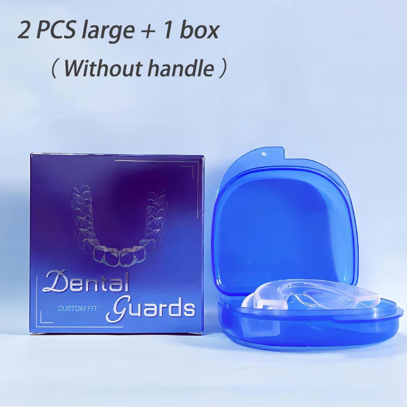 EVA Thermoplastic Dental Trays, Transparent Braces-Style Oral Appliances with Eight A-H Option Labels for Professional Dental Suitability and Fit Review