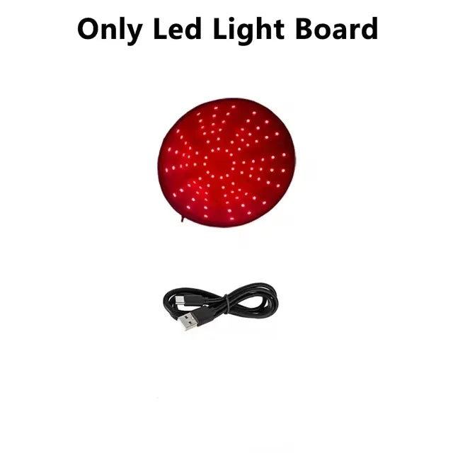 USB-Powered Red Light Scalp Cap with 96 Listed LEDs, 660nm and 850nm Wavelengths, Three Timer Settings and Separate Light Panel Option