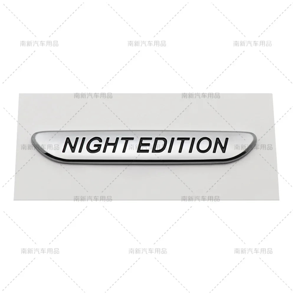 Zinc Alloy Car Badge Emblem with 3D Adhesive Styling for Body, Fender and Trunk, A-R Design Codes with Prime, Night, Grand, Exclusive and Sport Edition References
