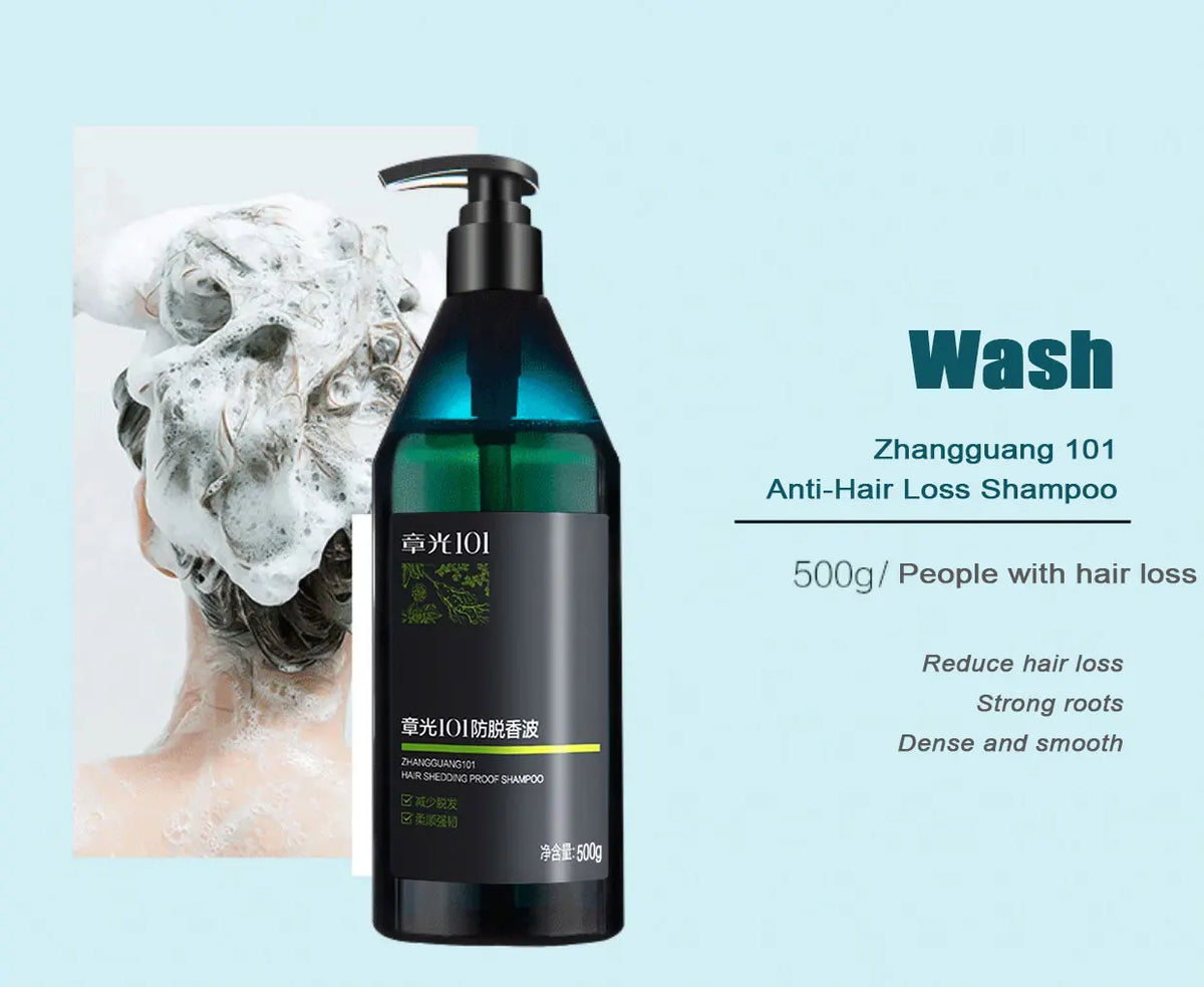 Zhangguang 101 Shampoo with Listed 500g Size, Hair Cleansing and Conditioner References for Label-Guided Personal Hair Care and At-Home Grooming Routines