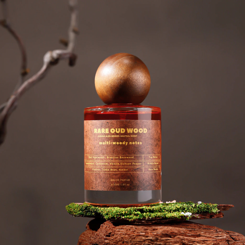 Woody Spicy Perfume with Ten Numbered Unisex, Men's and Women's Options, Listed Rare Oud, Sichuan Pepper and Vetiver Profile for Personal Scent Selection and Gifts