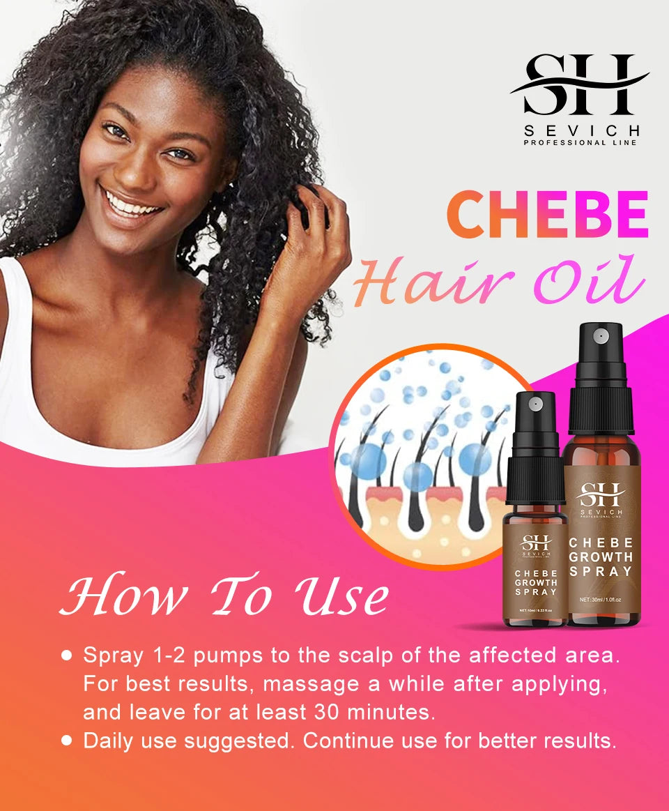 Chebe Shampoo and Conditioner Options with Hair Oil, Spray and Leave-In Mask Selections, Individual Products and Sets for At-Home Hair Care