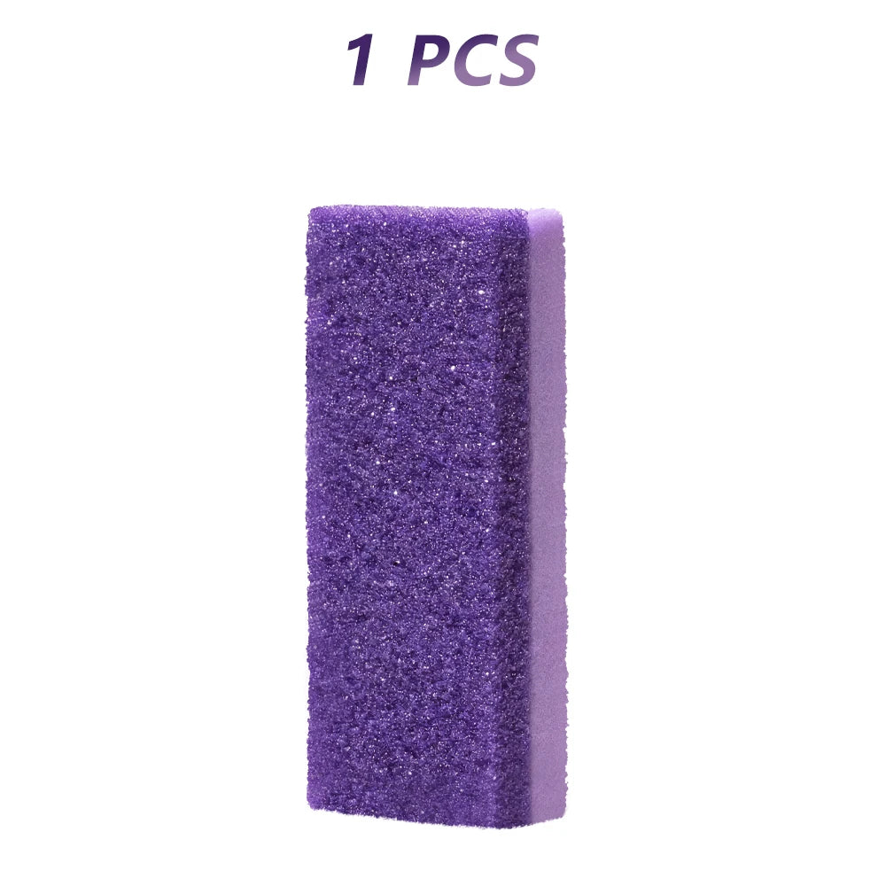 Double Sided Pumice Stone Foot Exfoliator with Coarse and Moderate Surfaces, Listed Glass Pumice Material and 1 or 2 Piece Options for Home Pedicures