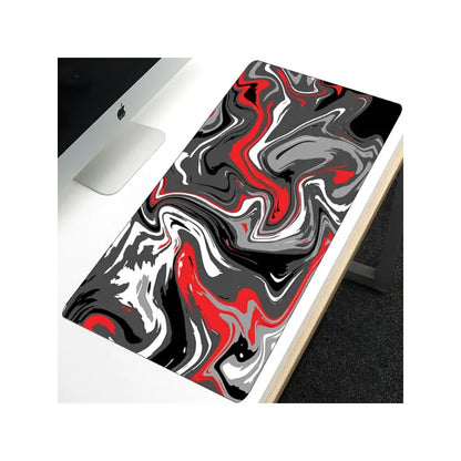 Strata Liquid Mouse Pad by Mairuige, Rubber Desk Mat in Five Sizes up to 900 x 400 mm for Gaming Stations, Computer Desks and Home Offices