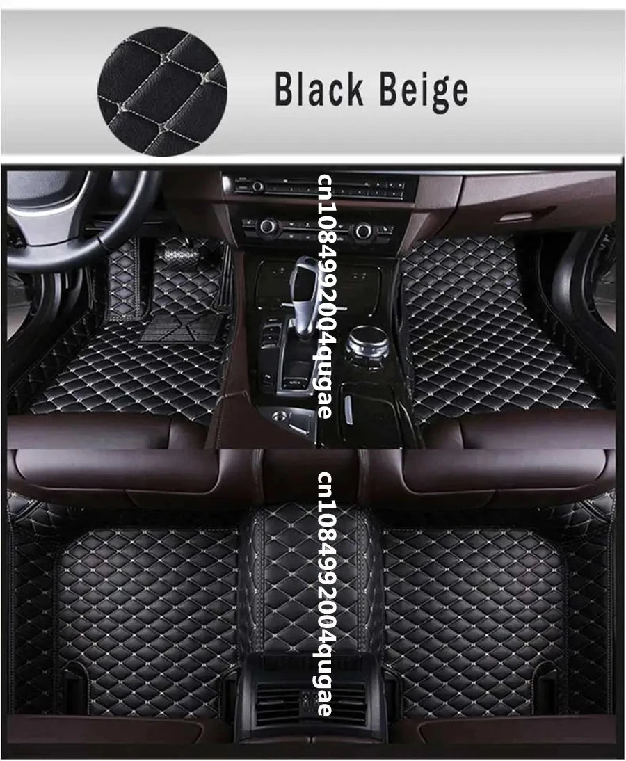 Jetta A5 Car Floor Mats for Listed Volkswagen 2006–2012 Models, Interior Floor Cover Set in Red, Coffee, Beige and Black Combinations with Fit Verification Required