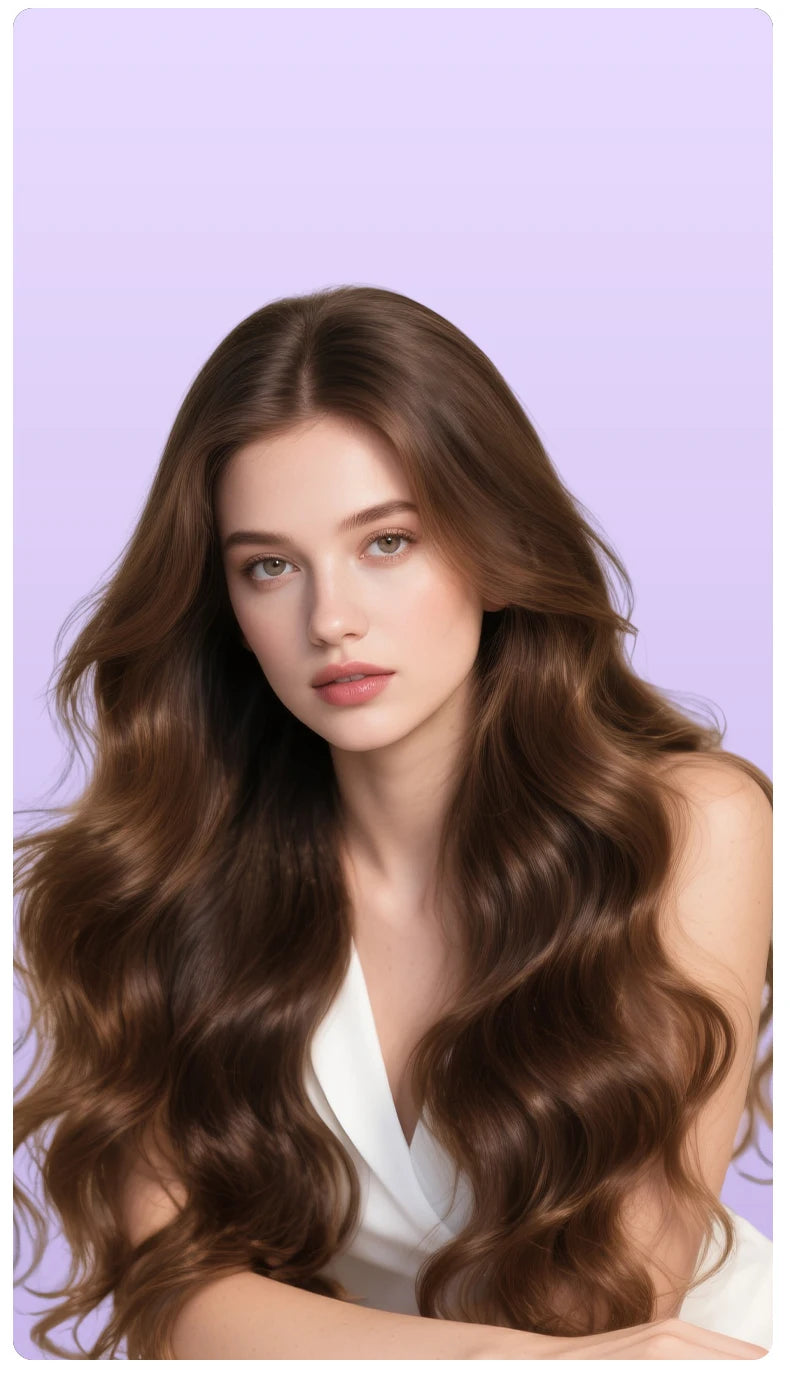 32mm Automatic Curling Iron with Four Listed Heat Settings, PTC Heating and Ceramic Wand Reference in Pink, Purple or Beige with Plug and Box Options