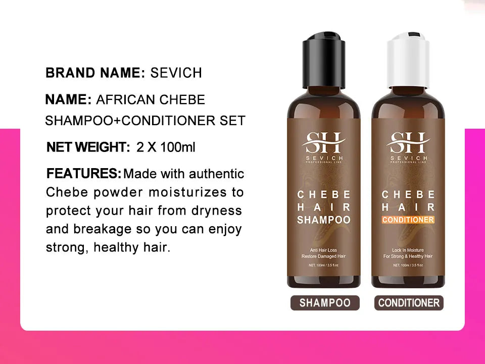 Chebe Shampoo and Conditioner Options with Hair Oil, Spray and Leave-In Mask Selections, Individual Products and Sets for At-Home Hair Care