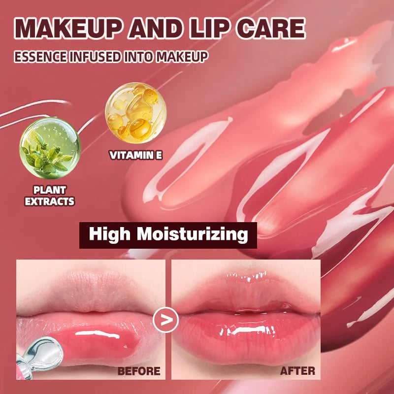 Hydrating Lip Gloss for Women, Moisturizing Lip Glaze with Four Numbered Color Options for Everyday Makeup and Special-Occasion Beauty Looks