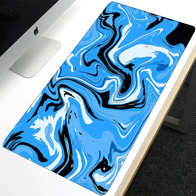 Strata Liquid Mouse Pad by Mairuige, Rubber Desk Mat in Five Sizes up to 900 x 400 mm for Gaming Stations, Computer Desks and Home Offices