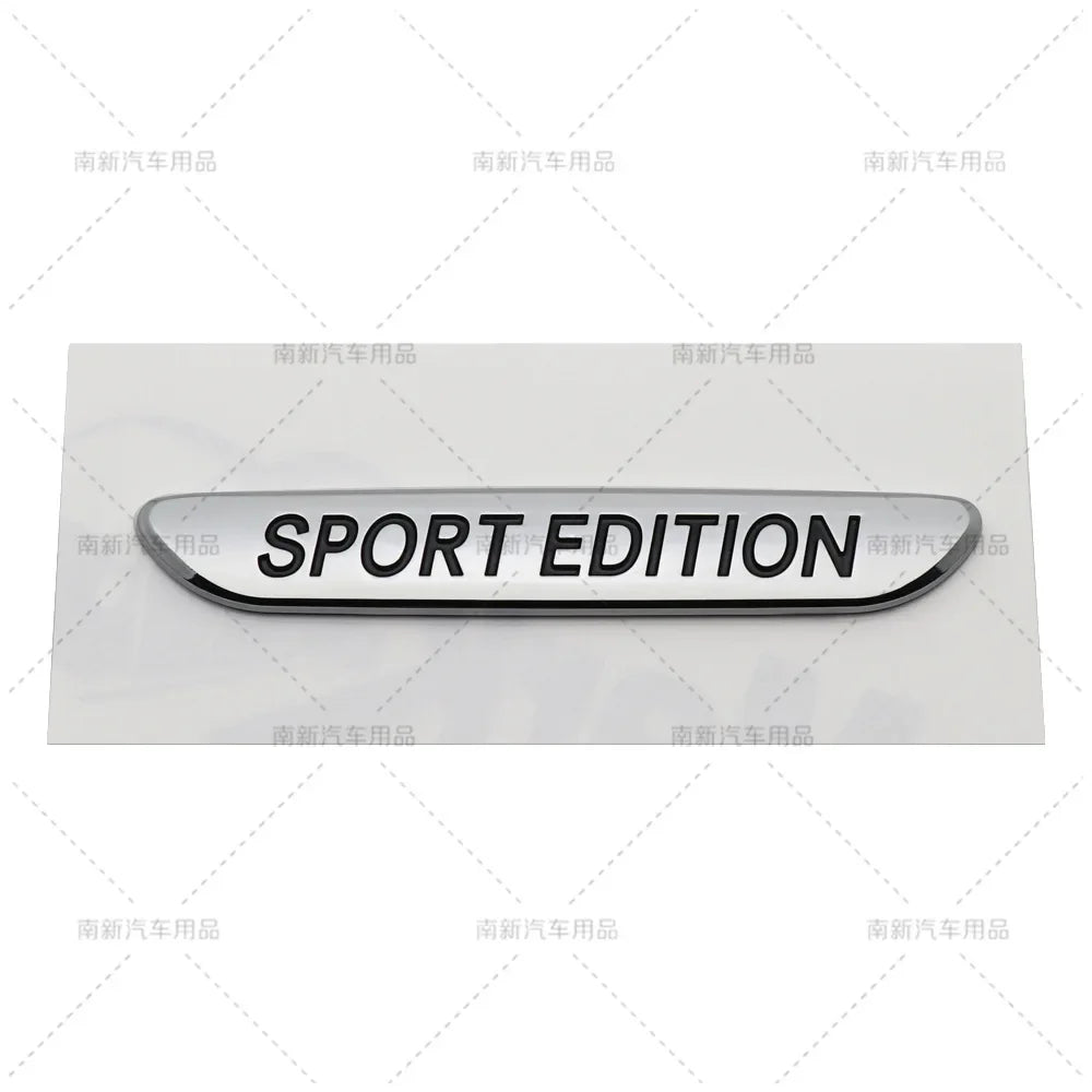 Zinc Alloy Car Badge Emblem with 3D Adhesive Styling for Body, Fender and Trunk, A-R Design Codes with Prime, Night, Grand, Exclusive and Sport Edition References
