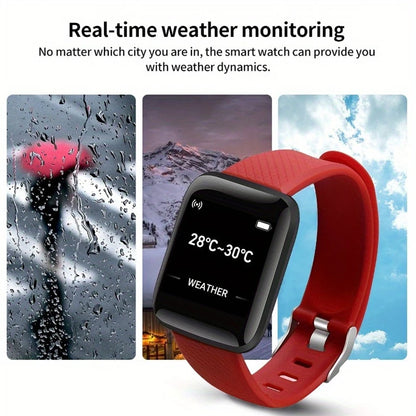 Y68 and 116Plus Fitness Smart Watch with Silicone Wristband, Circular Touch-Button Control and App Setup, Everyday Activity Tracking and Message Reminder References