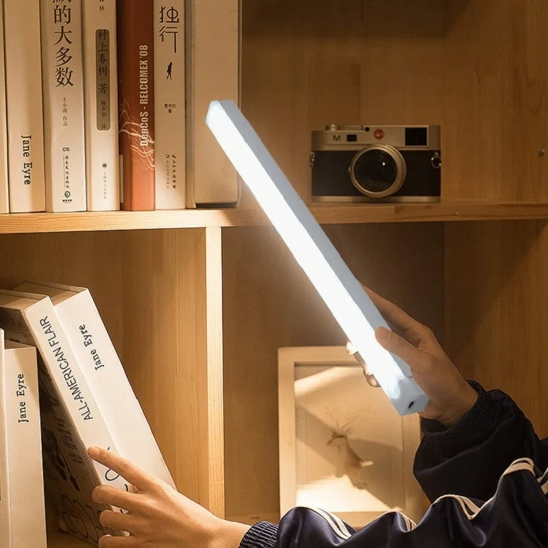 USB Rechargeable Motion Sensor Light Bar with Magnetic Mounting, Cordless LED Cabinet Lamp in 10, 20, 30 or 50cm Lengths with White Lighting Options
