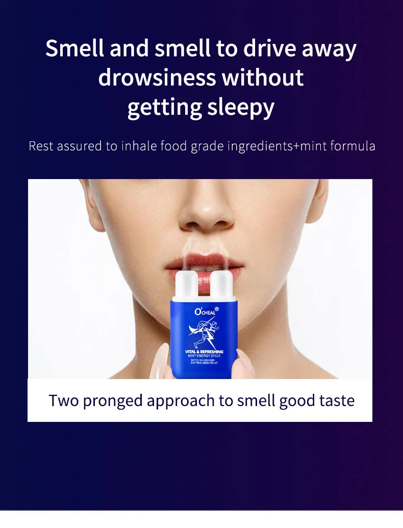 Aroma Scent Stick by O'cheal with Double-Hole Design, Listed 3.6g Format and Mint, Watermelon, Peach, Lemon or Grape Labels with Single and Multipack Options