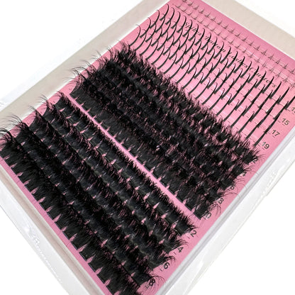 Multi-Row Lash Clusters and Spikes with Manga Style Options, 14, 15, 16 and 30-Row Labels Across 22 Selections for Adult Creative Eye Makeup Looks