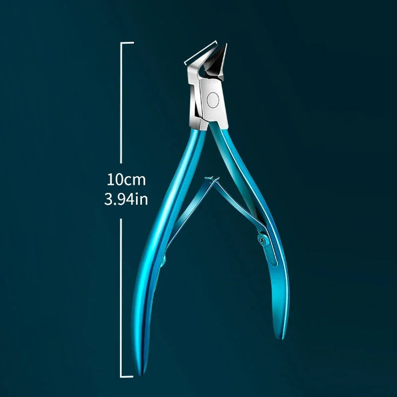 Straight Sharp Tip Toenail Clipper with Stainless Steel Reference, One or Two-Piece Options for Adult Home Grooming and Salon Pedicure Tool Supplies