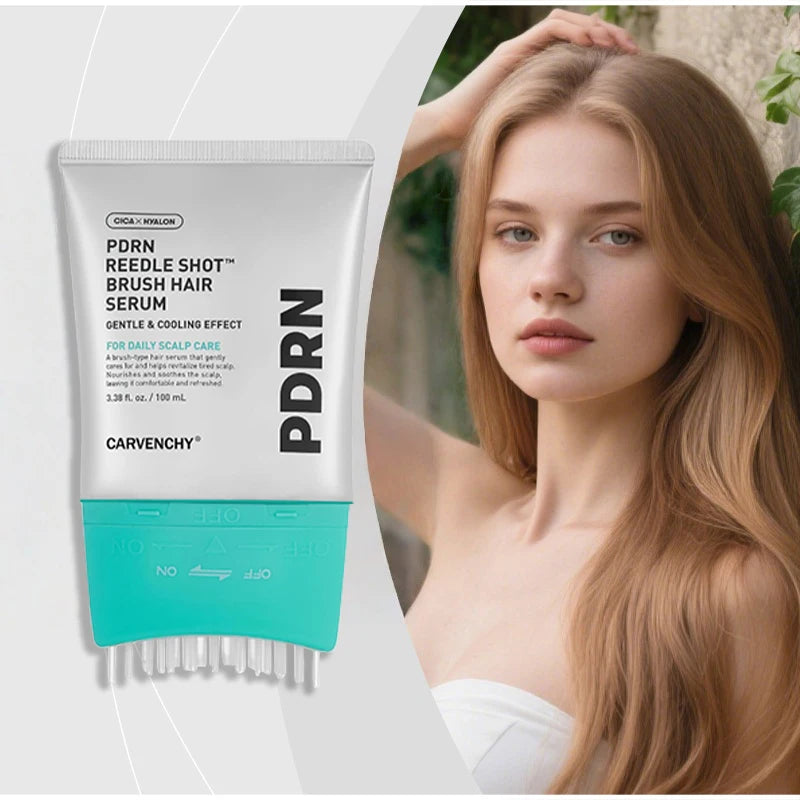 PDRN Reedle Shot Hair Serum, Listed 100ml Hair Care Essence with A, B, C and D Options for Daily Scalp Care and At-Home Grooming Routines