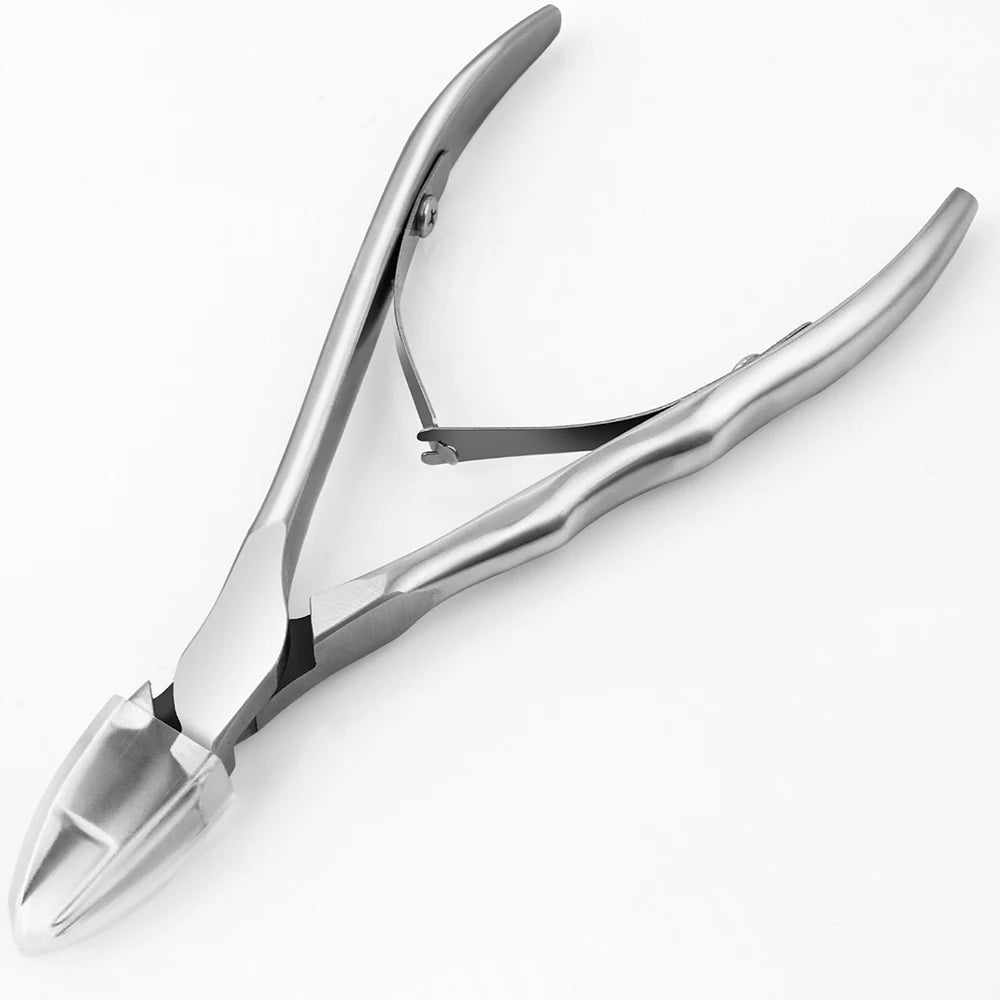 Straight Blade Toenail Clipper in Silver, Single Manual Nail Trimming Tool for Adult Personal Grooming, At-Home Pedicure and Manicure Care Routines
