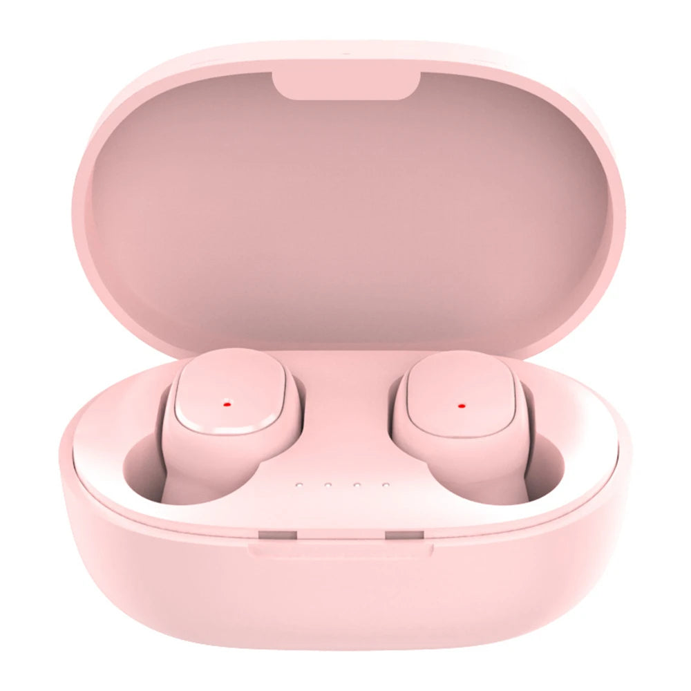 A6S Wireless Bluetooth Earphones, Bluetooth 5.0 Stereo Audio with Touch Control and Five Color Options for Compatible Phone Music and Everyday Calls