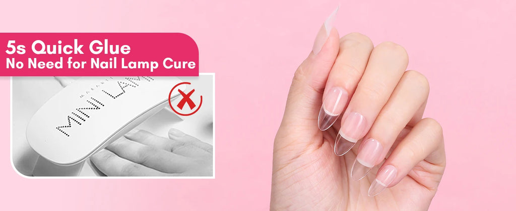 Press-On Nail Glue and Remover Options by Makartt, 10ml, 30ml or 50ml Remover Choices with Separate Liquid Adhesive Packs and Solid UV-Cured Gel Selection