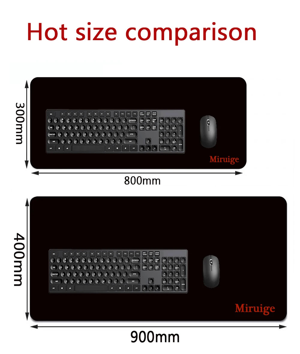 Strata Liquid Mouse Pad by Mairuige, Rubber Desk Mat in Five Sizes up to 900 x 400 mm for Gaming Stations, Computer Desks and Home Offices