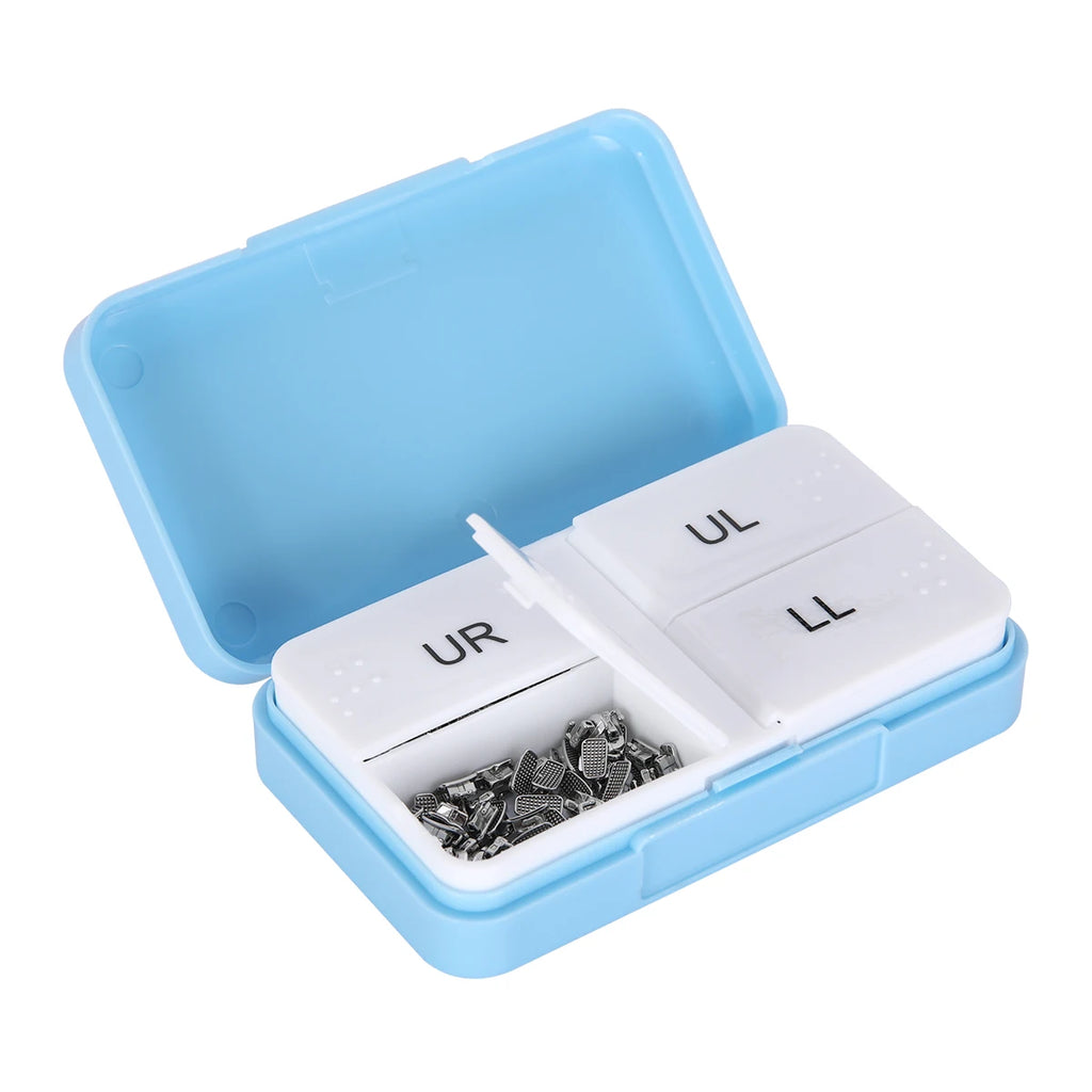 Monoblock Buccal Tubes by AZDENT, Bondable Non-Convertible Single Molar Tubes with Roth or MBT 018 and 022 Options in 20 or 50 Sets for Professional Orthodontic Use