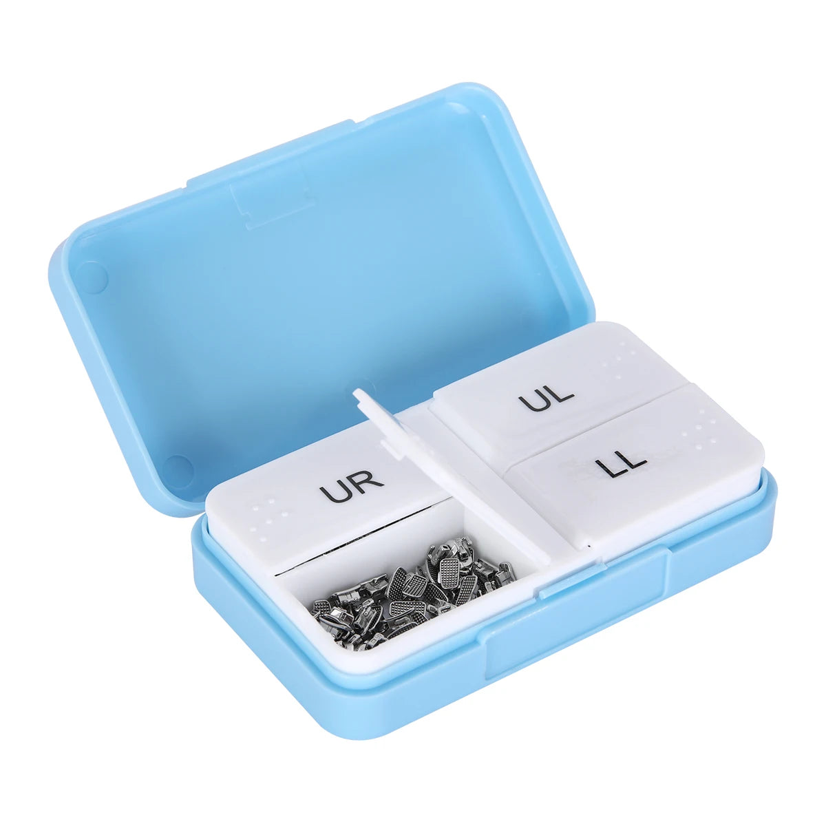 Monoblock Buccal Tubes by AZDENT, Bondable Non-Convertible Single Molar Tubes with Roth or MBT 018 and 022 Options in 20 or 50 Sets for Professional Orthodontic Use