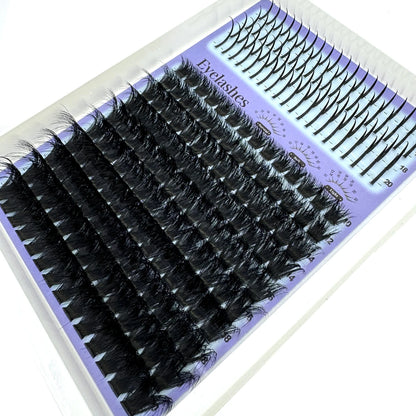 Multi-Row Lash Clusters and Spikes with Manga Style Options, 14, 15, 16 and 30-Row Labels Across 22 Selections for Adult Creative Eye Makeup Looks