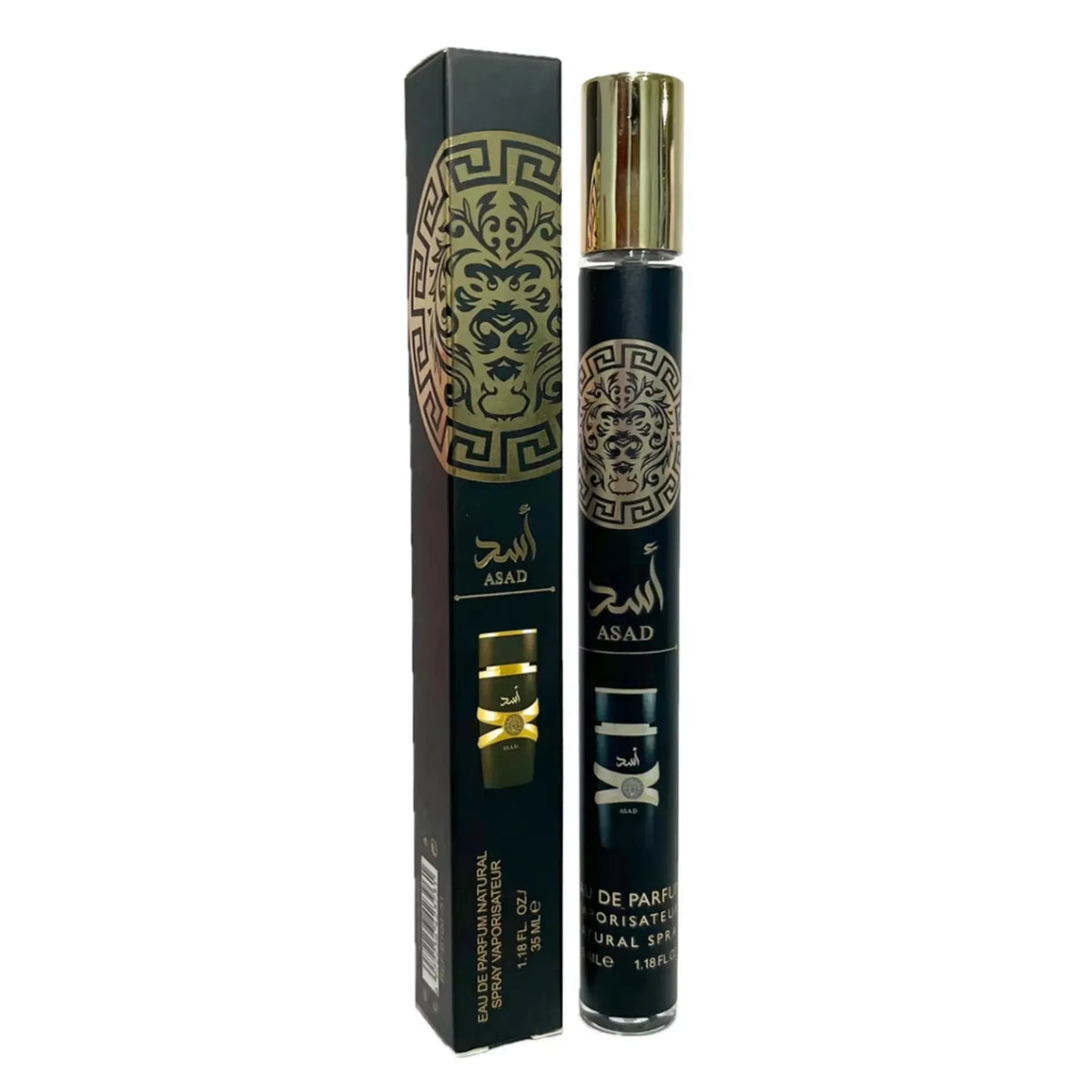 Arabic Style Unisex Perfume with AQUA, Mandarin Sky, MEGA and Other Named Fragrance Options, Listed 3.4oz Format and ASAD 35ml Selection for Everyday Wear